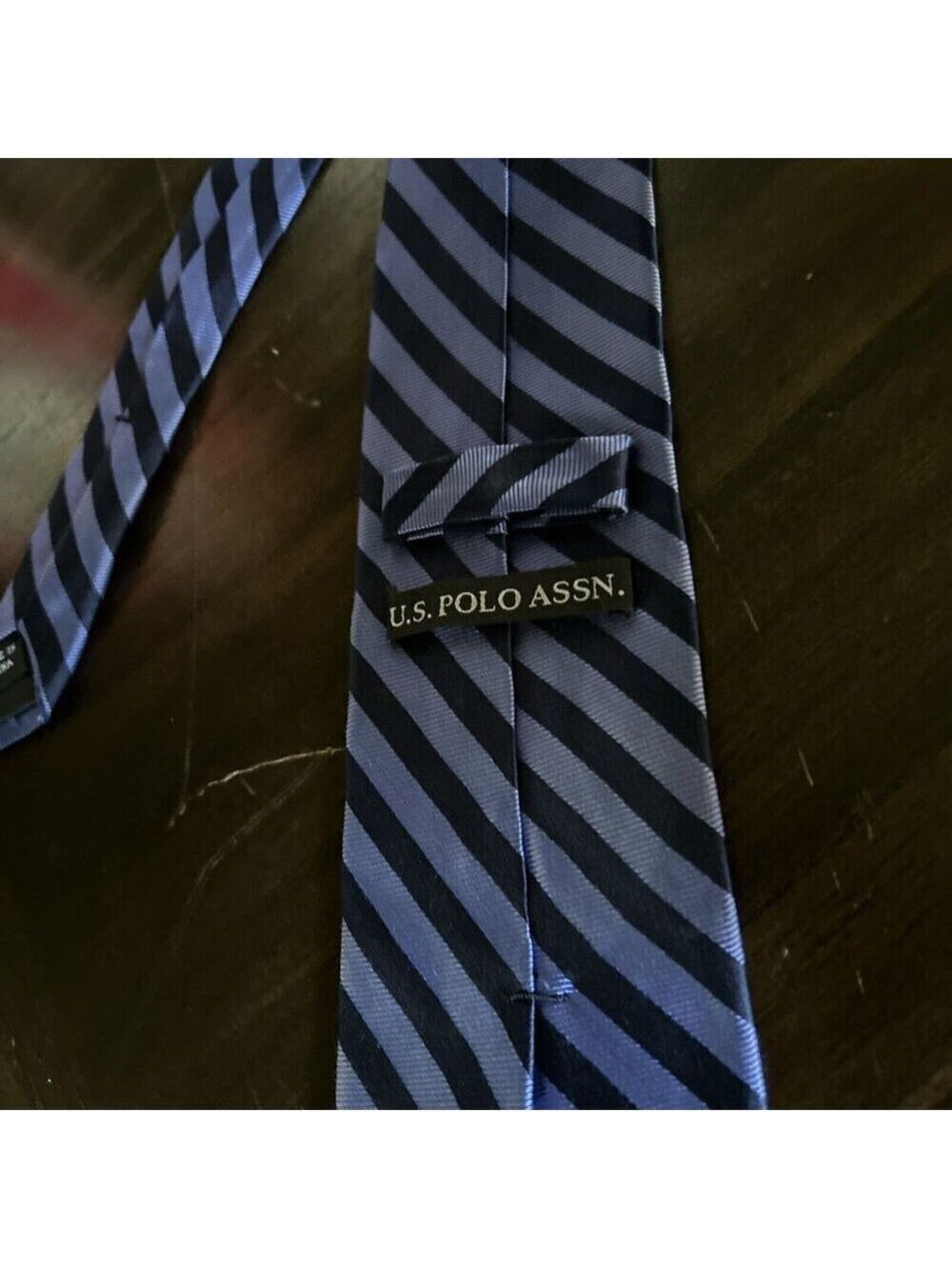 Men’s Neck Tie Blue And Black Us Polo